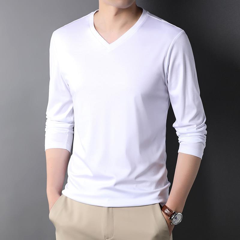 Undershirt Crew Neck - Мужская футболка с длинным рукавом и