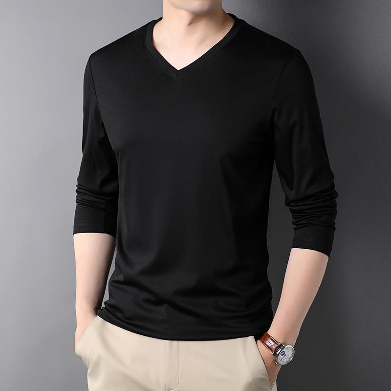 Мужская футболка с длинным рук – обзор и цена Undershirt Crew Neck