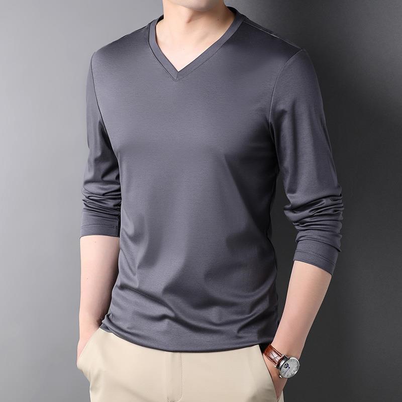 Мужская футболка с длинным рук – обзор и цена Undershirt Crew Neck