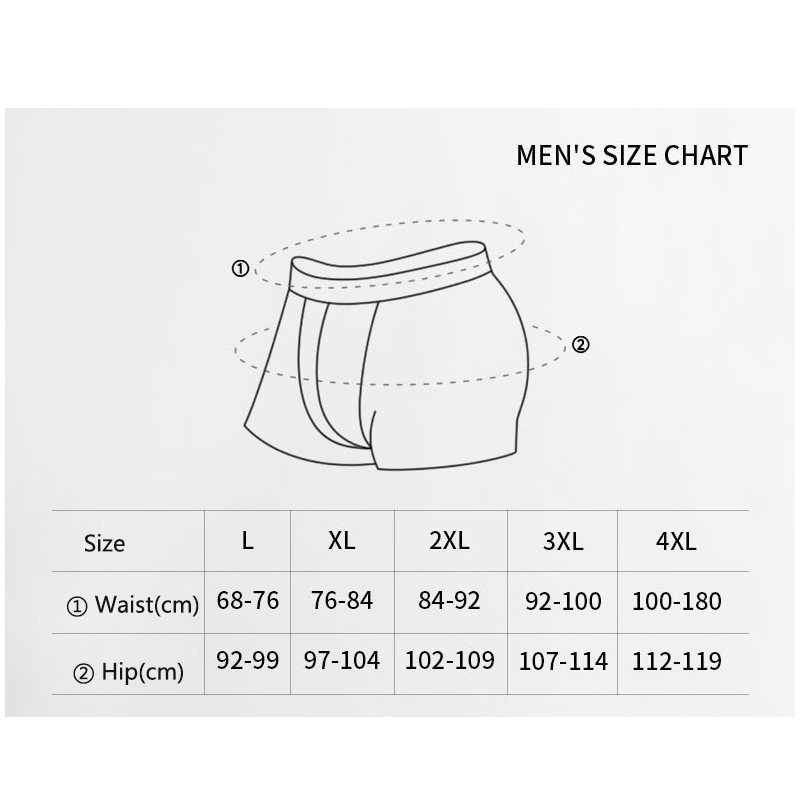 3 шт. мужское нижнее белье из  – обзор и цена Bamboo Fiber Trunk